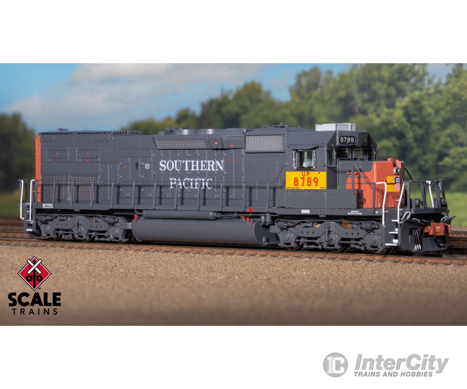 ScaleTrains SXT41060 Rivet Counter N Scale EMD SD40T-2 Union Pacific/ex-SP Roman Lettering Patch/Ditch Lights 8789 DCC