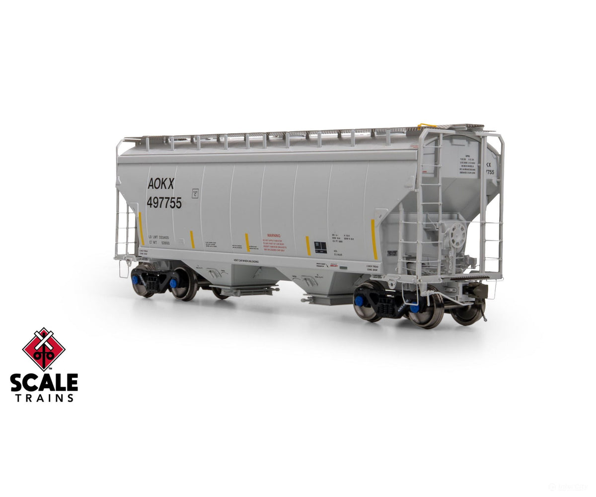 ScaleTrains SXT41089 Rivet Counter HO Scale Gunderson 3250 Covered Hopper Greenbrier Management Services/AOKX 497933