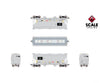 ScaleTrains SXT41094 Rivet Counter HO Scale Gunderson 3250 Covered Hopper CEMEX/ex-AOKX Black PatchedAutoLOK II Outlet