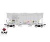 ScaleTrains SXT41096 Rivet Counter HO Scale Gunderson 3250 Covered Hopper CEMEX/ex-AOKX Patched/Universal Outlet