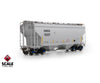 ScaleTrains SXT41126 Rivet Counter HO Scale Gunderson 3250 Covered Hopper Halliburton/HWCX 10456 - Freight Cars