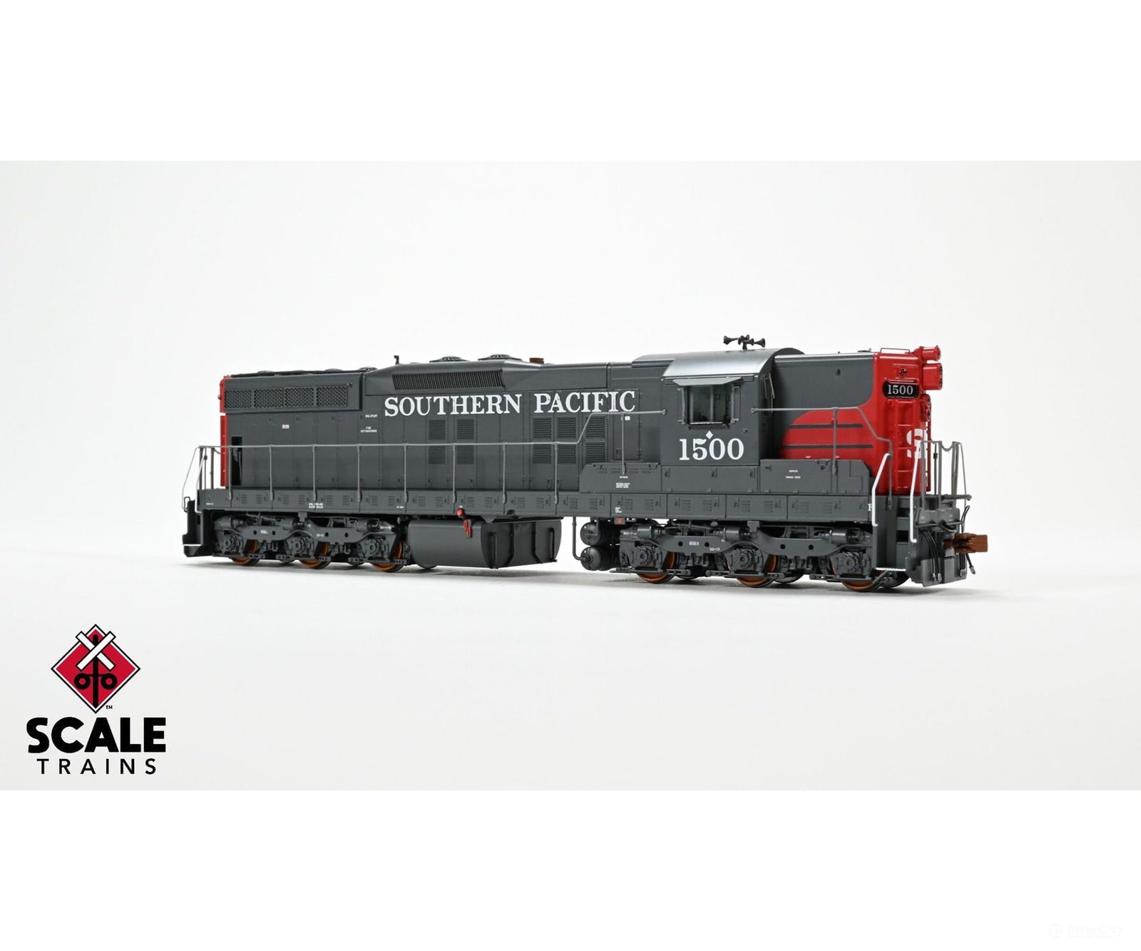 ScaleTrains SXT41192 Rivet Counter HO Scale EMD SD7R Southern Pacific/Bloody Nose 1518 DCC & Sound Equipped