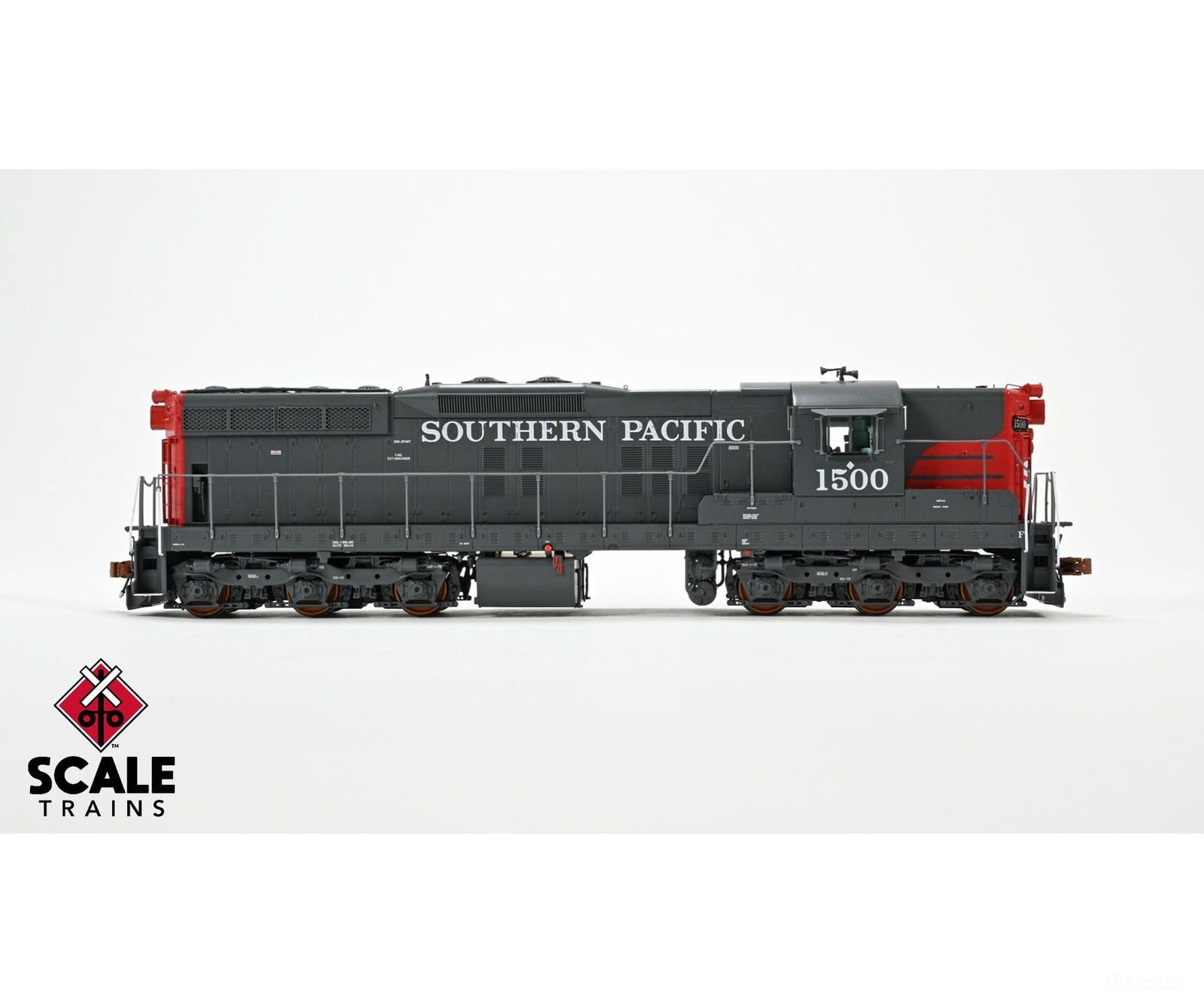 ScaleTrains SXT41192 Rivet Counter HO Scale EMD SD7R Southern Pacific/Bloody Nose 1518 DCC & Sound Equipped