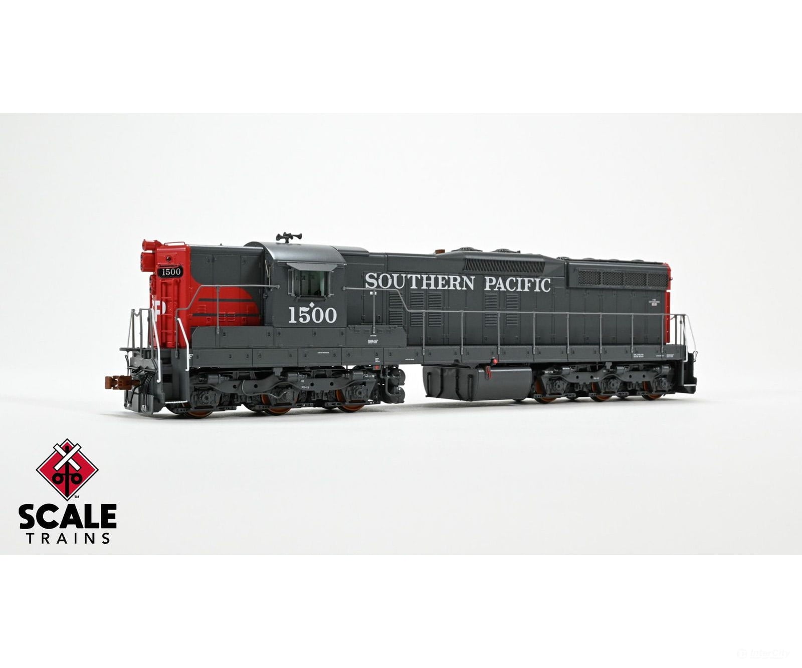 ScaleTrains SXT41192 Rivet Counter HO Scale EMD SD7R Southern Pacific/Bloody Nose 1518 DCC & Sound Equipped