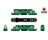 ScaleTrains SXT41236 Rivet Counter HO Scale EMD SD38-2 Burlington Northern/White Face/No Beacon 6263 DCC & Sound