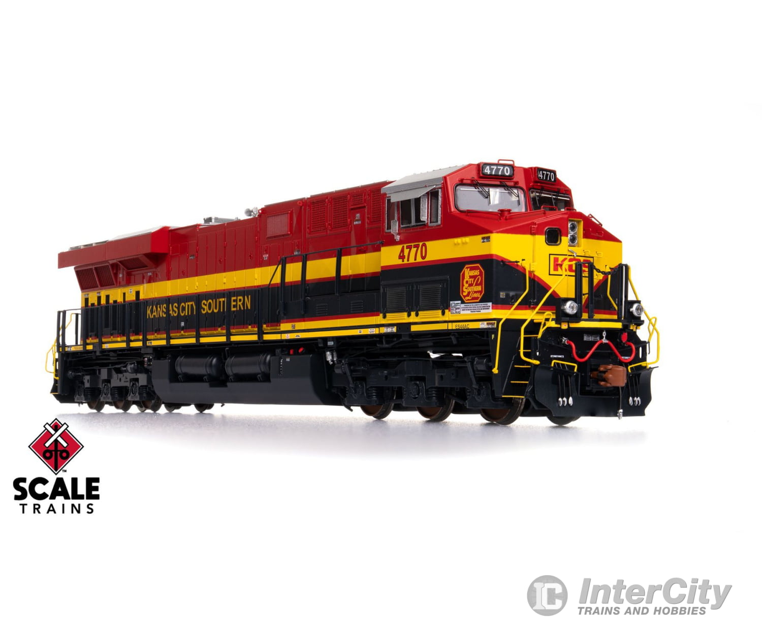 ScaleTrains SXT41451 Rivet Counter HO Scale GE ES44AC Kansas City Southern/Belle/As Delivered 4781 DCC & Sound Equipped