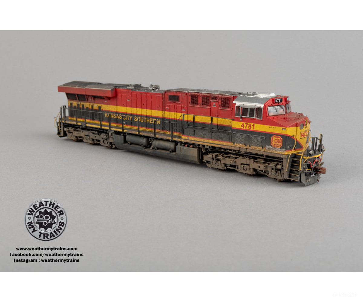 ScaleTrains SXT41452 Rivet Counter HO Scale GE ES44AC Kansas City Southern/Belle/As Delivered 4781 DC/DCC Ready