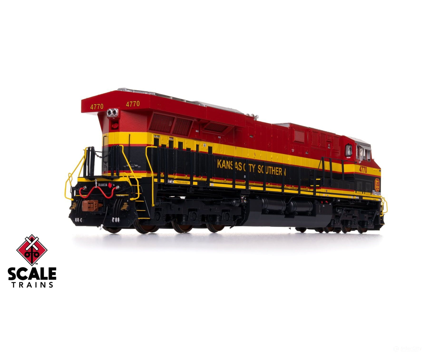 ScaleTrains SXT41453 Rivet Counter HO Scale GE ES44AC Kansas City Southern/Belle/As Delivered 4789 DCC & Sound Equipped