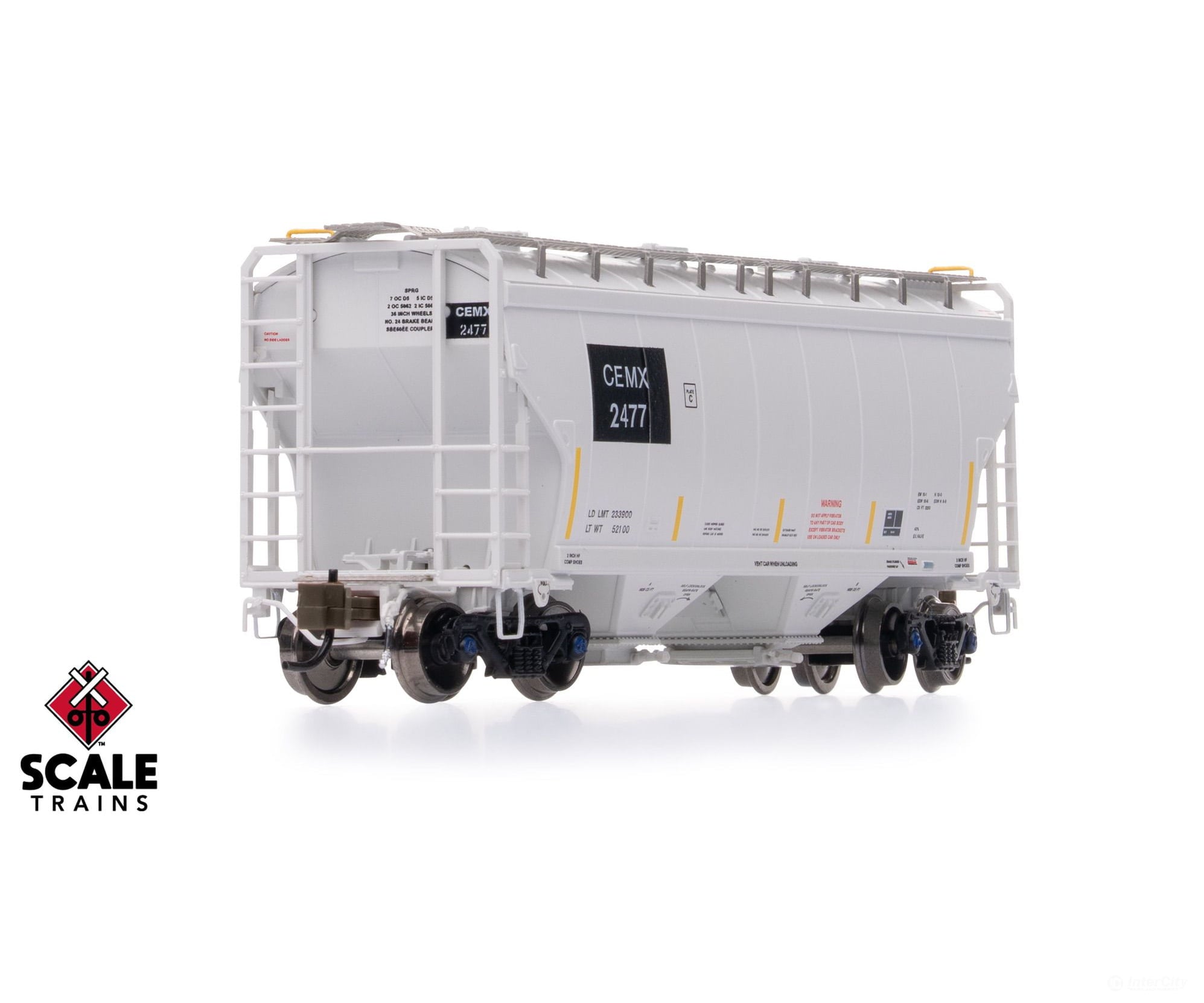 ScaleTrains SXT41467 Rivet Counter N Scale Gunderson 3250 Covered Hopper CEMEX/ex-AOKX Black PatchedAutoLOK II Outlet