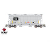 ScaleTrains SXT41468 Rivet Counter N Scale Gunderson 3250 Covered Hopper CEMEX/ex-AOKX Black Patched/Low Profile Outlet