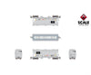 ScaleTrains SXT41468 Rivet Counter N Scale Gunderson 3250 Covered Hopper CEMEX/ex-AOKX Black Patched/Low Profile Outlet