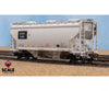 ScaleTrains SXT41468 Rivet Counter N Scale Gunderson 3250 Covered Hopper CEMEX/ex-AOKX Black Patched/Low Profile Outlet