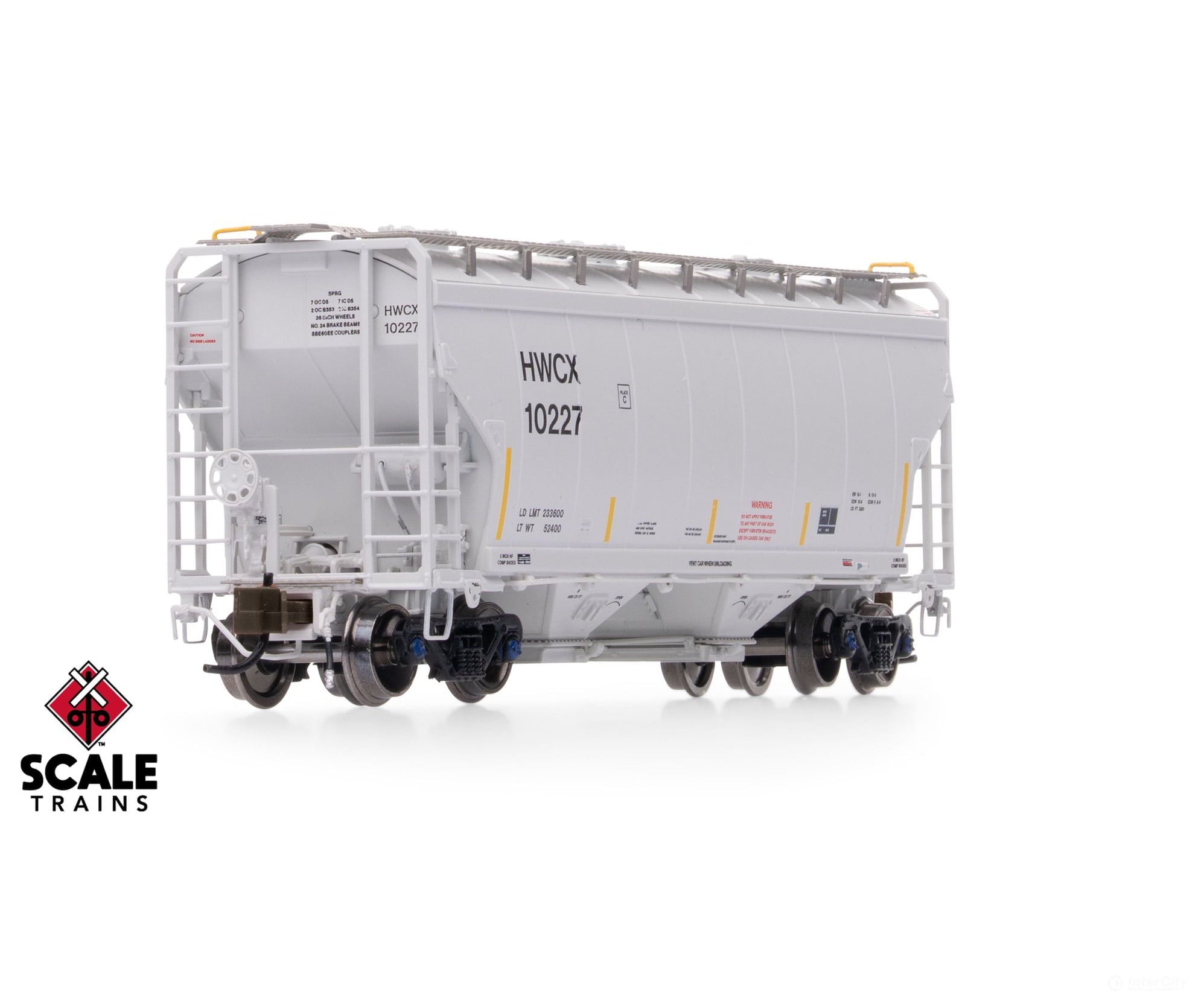 ScaleTrains SXT41488 Rivet Counter N Scale Gunderson 3250 Covered Hopper Halliburton/HWCX 10227 - Freight Cars