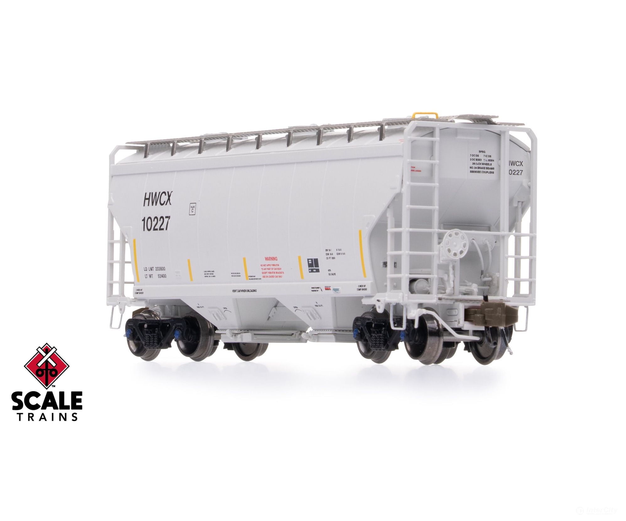 ScaleTrains SXT41491 Rivet Counter N Scale Gunderson 3250 Covered Hopper Halliburton/HWCX 10385 - Freight Cars