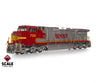 ScaleTrains SXT41535 Rivet Counter HO Scale GE DASH 9-44CW BNSF/Warbonnet/Santa Fe Nose Lettering 700 DCC & Sound