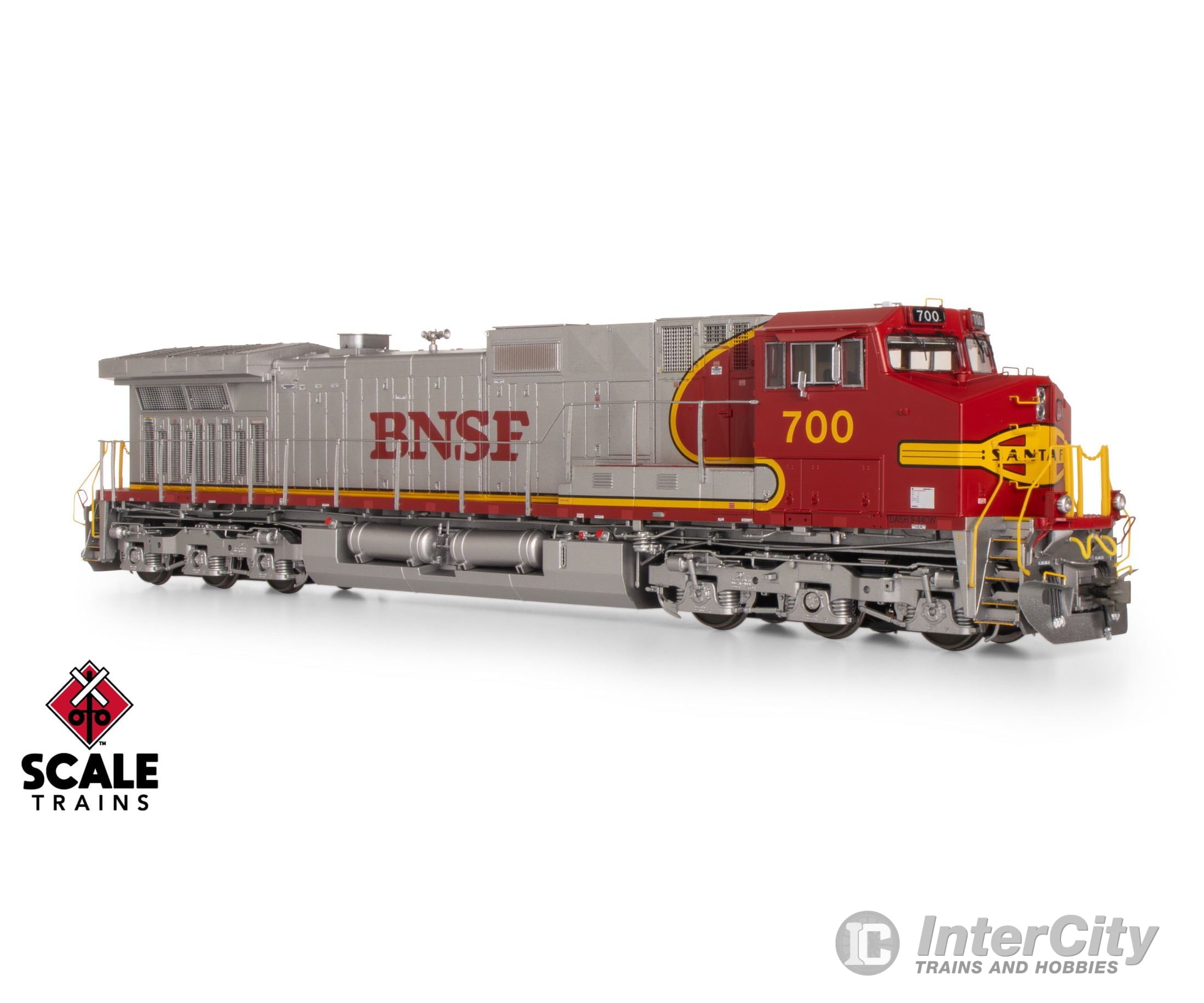 ScaleTrains SXT41535 Rivet Counter HO Scale GE DASH 9-44CW BNSF/Warbonnet/Santa Fe Nose Lettering 700 DCC & Sound