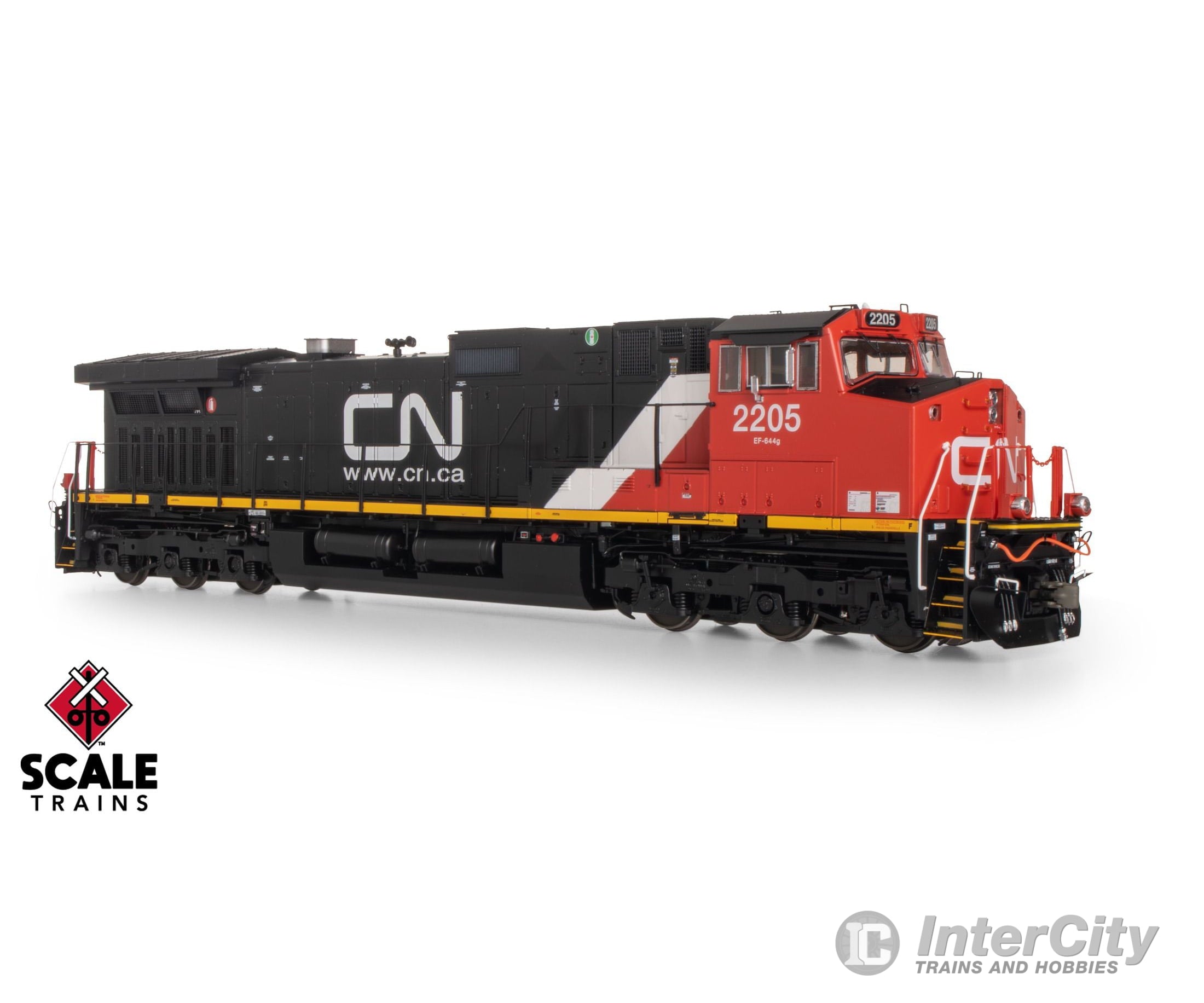 ScaleTrains SXT41549 Rivet Counter HO Scale GE DASH 9-44CW/Canadian National/Teardrop Windshields/Red Marker Lights