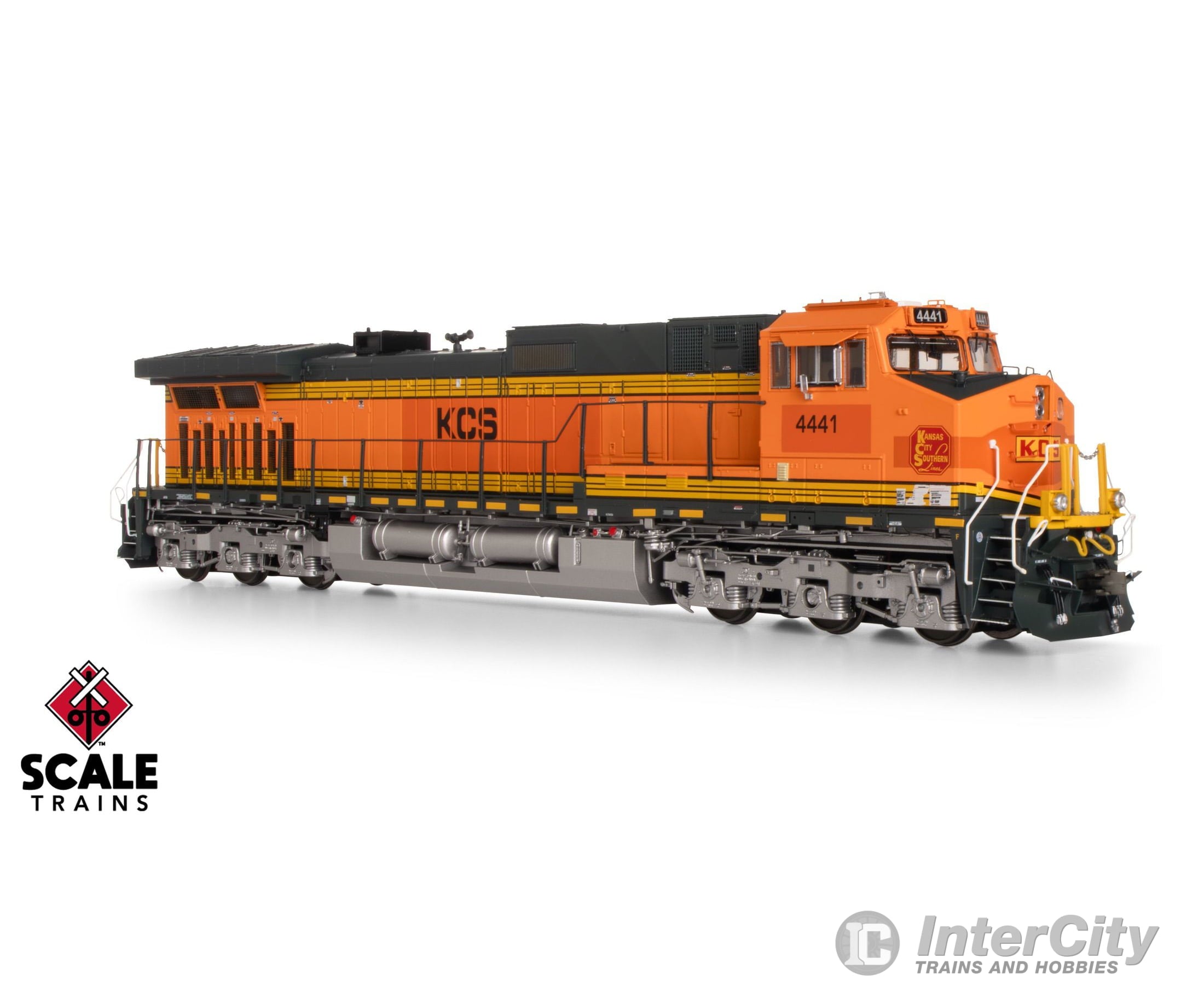 ScaleTrains SXT41563 Rivet Counter HO Scale GE DASH 9-44CW Kansas City Southern/ex-BNSF Heritage II Patched/Faded