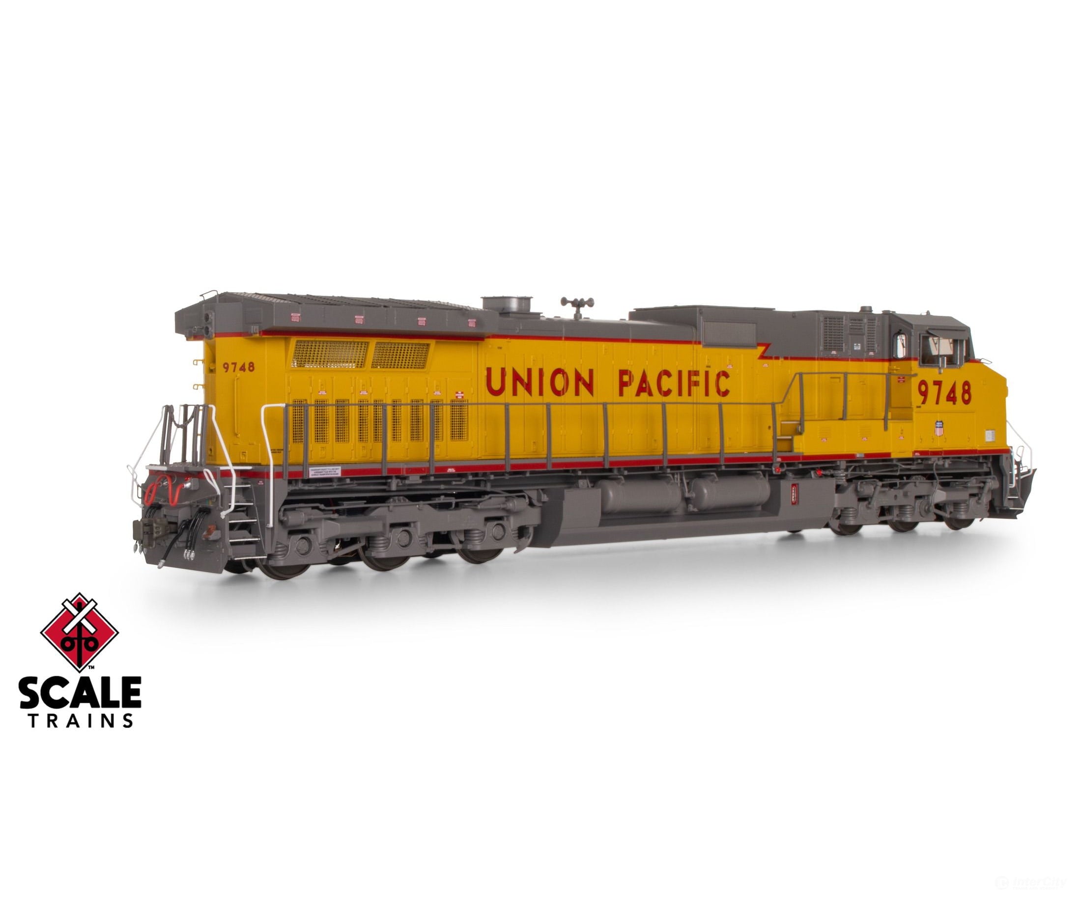 ScaleTrains SXT41585 Rivet Counter HO Scale GE DASH 9-44CW Union Pacific/Winged Nose Logo/Red Sill Stripe 9748 DCC &