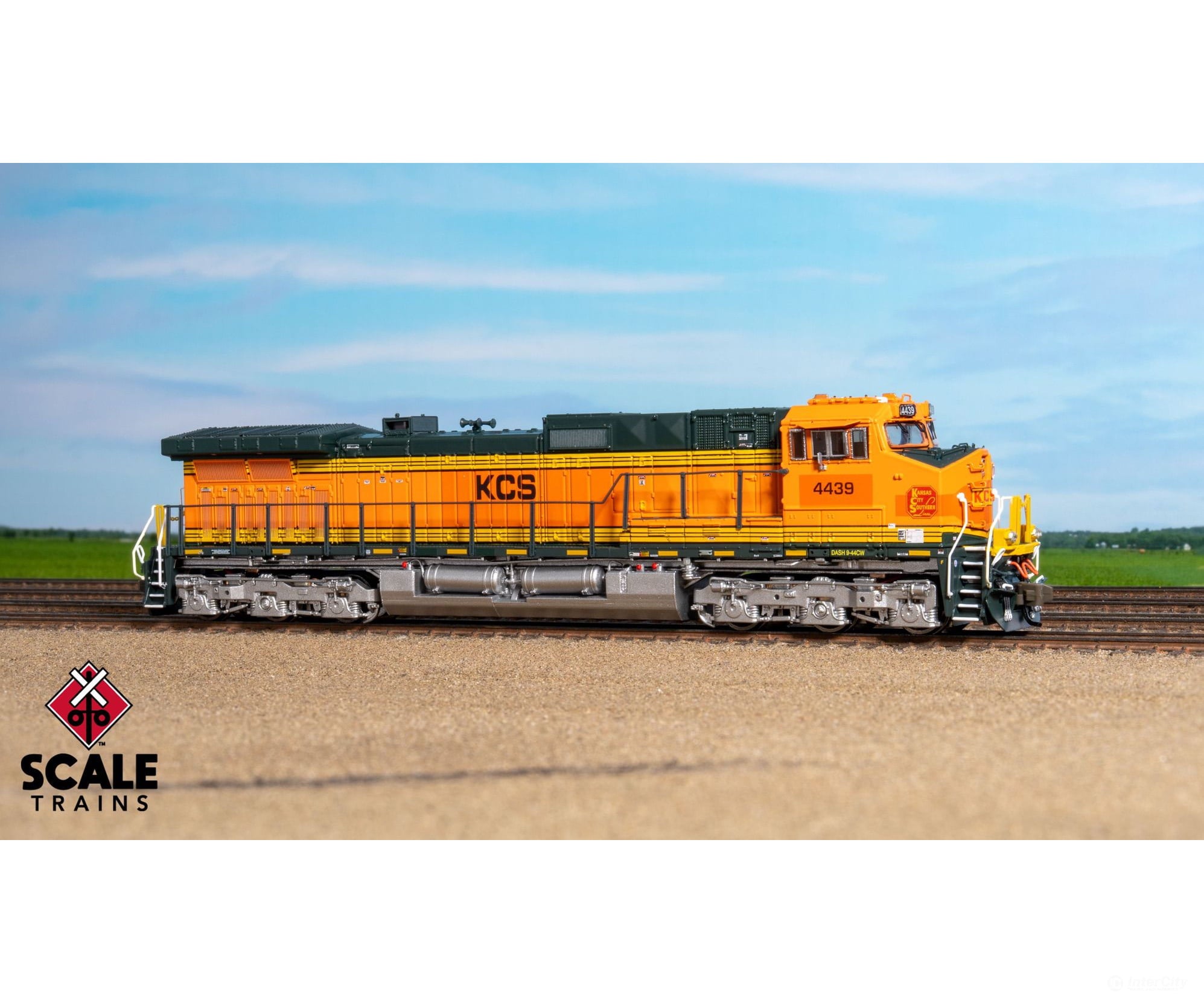 ScaleTrains SXT41723 Rivet Counter N Scale GE DASH 9-44CW Kansas City Southern/ex-BNSF Heritage II Patched/Red