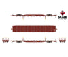 ScaleTrains SXT41743 Rivet Counter HO Scale BSC F68BH Finger Rack Flatcar Trailer Train/Oxide Red/As Delivered/TTJX