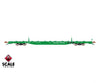 ScaleTrains SXT41759 Rivet Counter HypoTypical HO Scale BSC F68BH Finger Rack Flatcar Burlington Northern/Green 640021