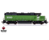 ScaleTrains SXT41887 Rivet Counter HO Scale EMD GP40 Phase IIa3 Burlington Northern 3023 DCC & Sound Equipped