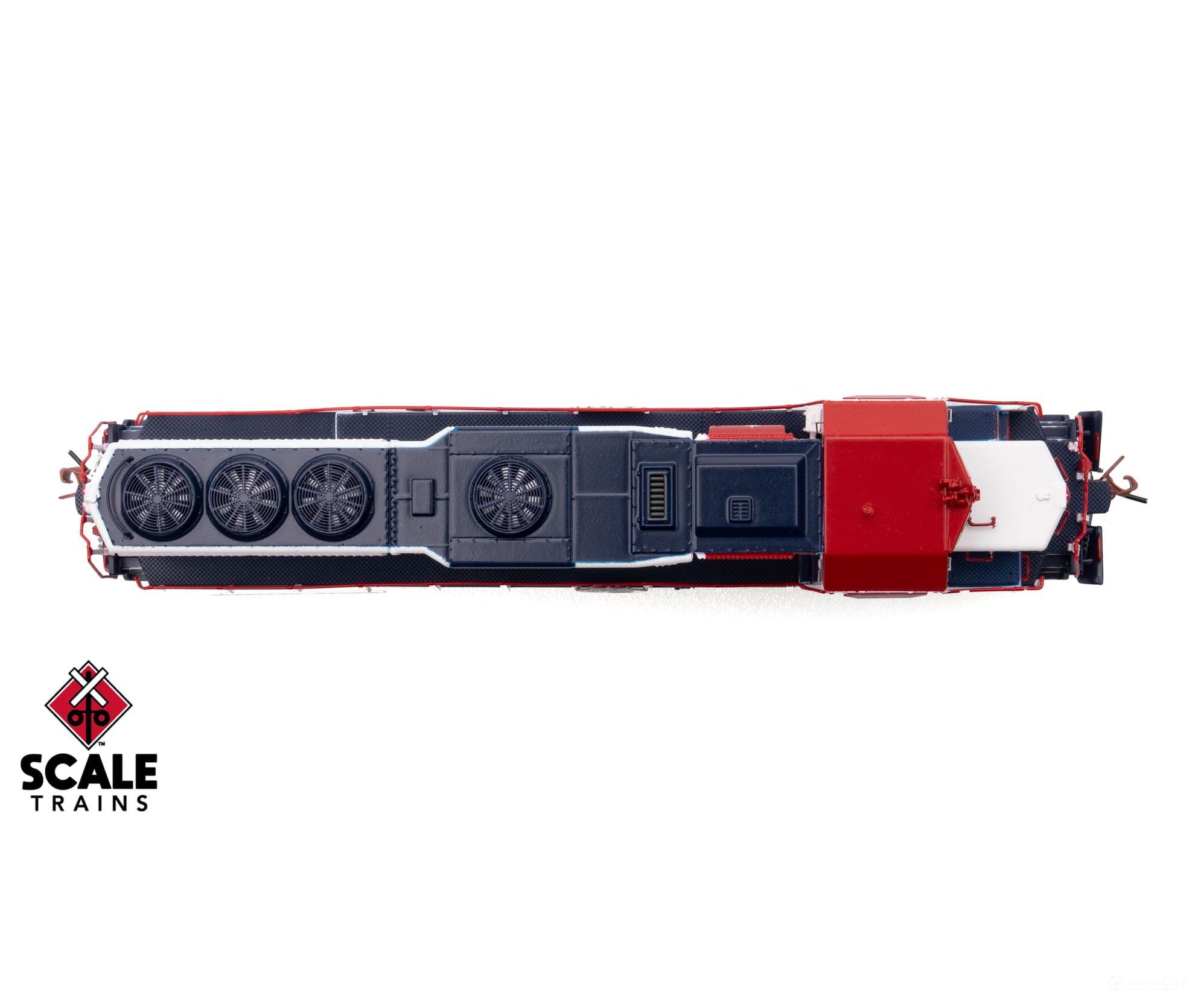 ScaleTrains SXT42005 Rivet Counter N Scale EMD GP40 Phase IIc Western Pacific/Bicentennial 1776 DCC & Sound Equipped