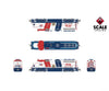 ScaleTrains SXT42005 Rivet Counter N Scale EMD GP40 Phase IIc Western Pacific/Bicentennial 1776 DCC & Sound Equipped