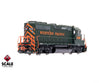 ScaleTrains SXT42009 Rivet Counter N Scale EMD GP40 Phase IIc Western Pacific/Perlman Green 3528 DCC & Sound Equipped