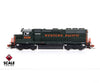 ScaleTrains SXT42009 Rivet Counter N Scale EMD GP40 Phase IIc Western Pacific/Perlman Green 3528 DCC & Sound Equipped