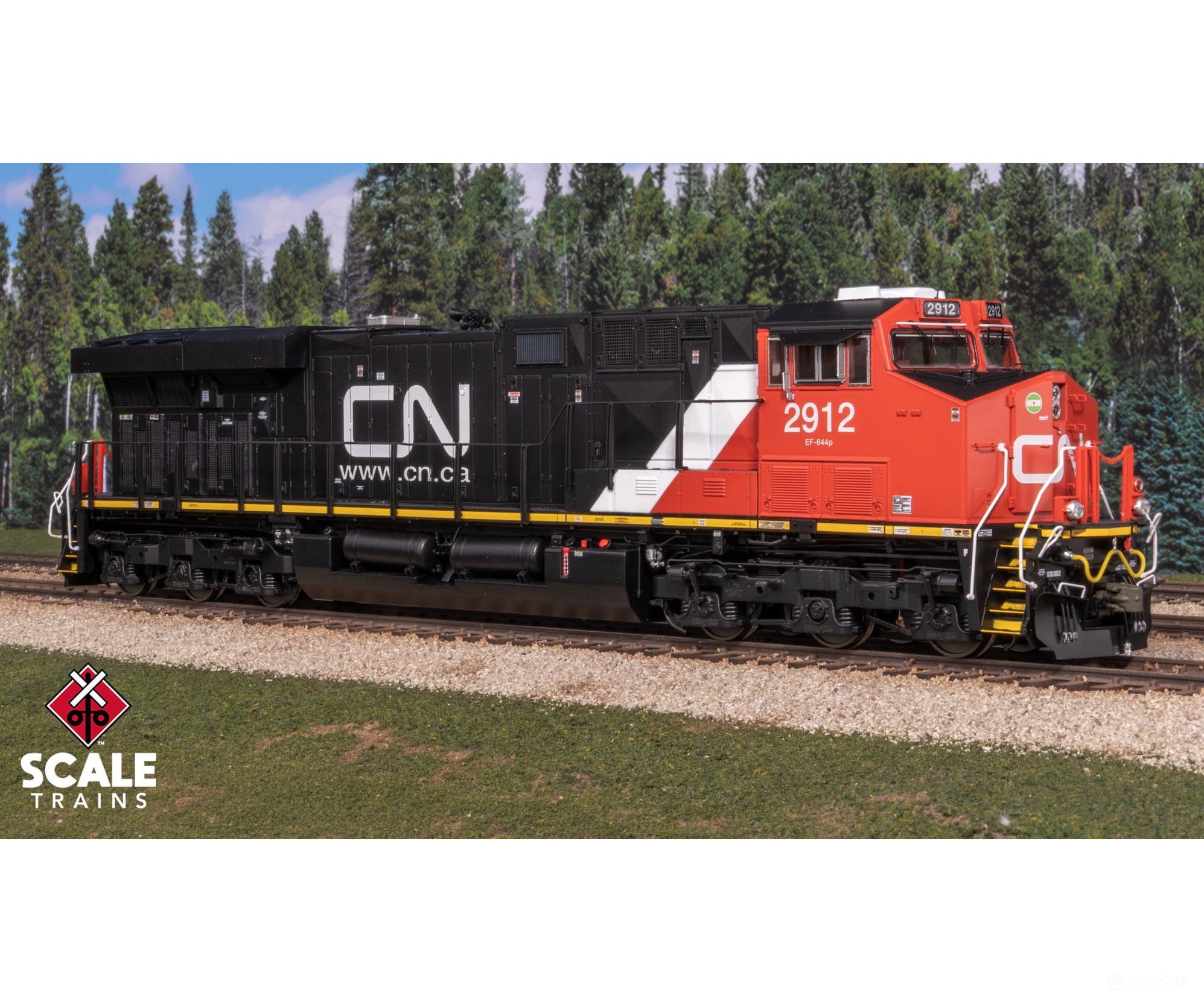 ScaleTrains SXT42099 Rivet Counter HO Scale GE ES44AC Canadian National 2972 DC/DCC Ready - Locomotives