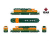 ScaleTrains SXT42144 Rivet Counter HO Scale EMD SD40-2 BNSF/Heritage I/Ditch Lights/Green Walkway 7040 DCC & Sound