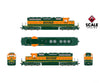 ScaleTrains SXT42144 Rivet Counter HO Scale EMD SD40-2 BNSF/Heritage I/Ditch Lights/Green Walkway 7040 DCC & Sound