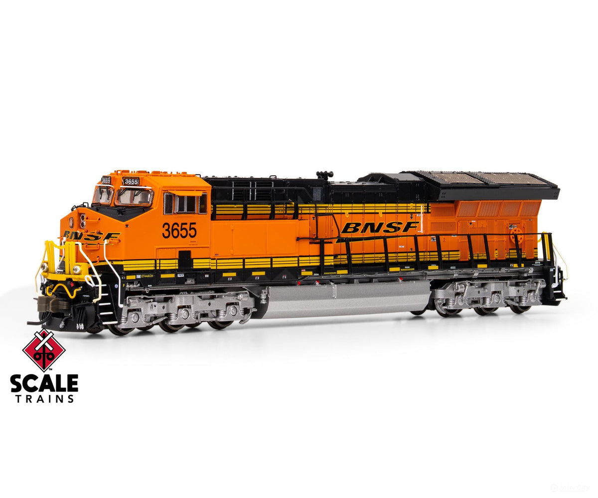 ScaleTrains SXT42494 Rivet Counter N Scale GE ET44C6H BNSF/Heritage III 3655 DCC & Sound Equipped - Locomotives