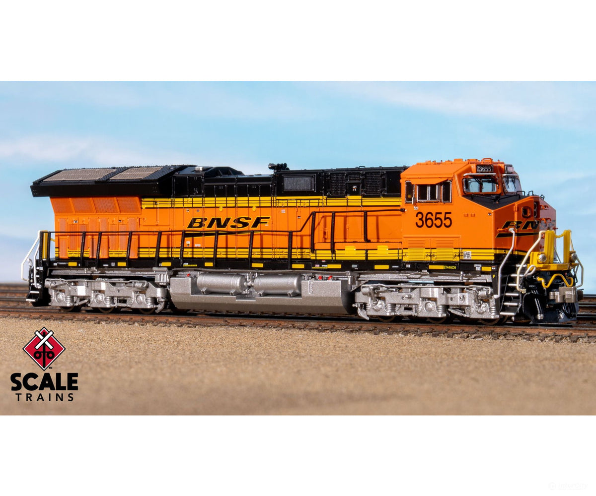 ScaleTrains SXT42496 Rivet Counter N Scale GE ET44C6H BNSF/Heritage III 3660 DCC & Sound Equipped - Locomotives