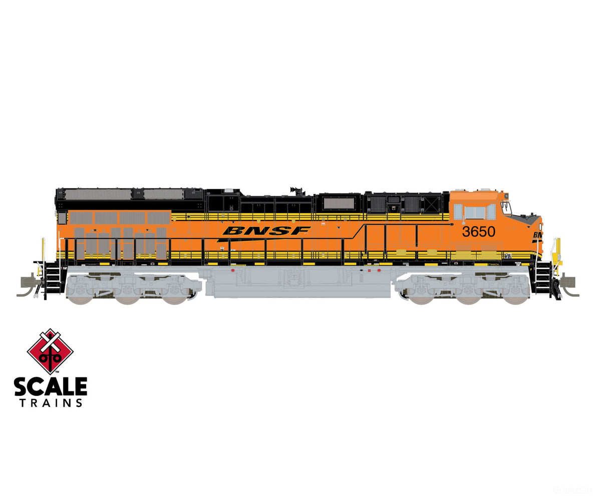 ScaleTrains SXT42498 Rivet Counter N Scale GE ET44C6H BNSF/Heritage III 3666 DCC & Sound Equipped - Locomotives