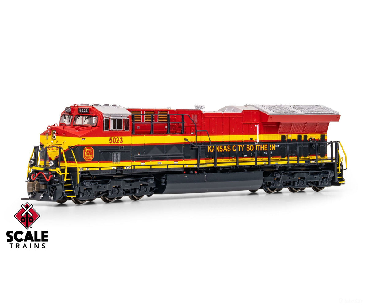 ScaleTrains SXT42527 Rivet Counter N Scale GE ET44AC Kansas City Southern/Belle 5016 DC/DCC Ready - Locomotives