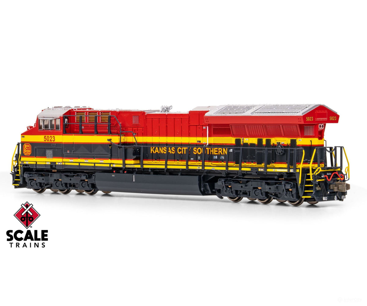 ScaleTrains SXT42527 Rivet Counter N Scale GE ET44AC Kansas City Southern/Belle 5016 DC/DCC Ready - Locomotives