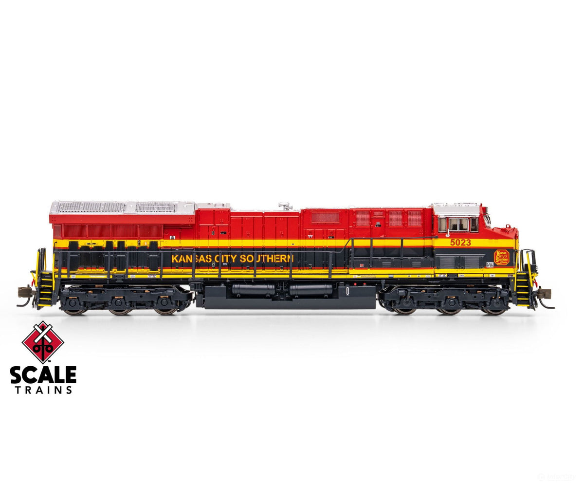 ScaleTrains SXT42527 Rivet Counter N Scale GE ET44AC Kansas City Southern/Belle 5016 DC/DCC Ready - Locomotives
