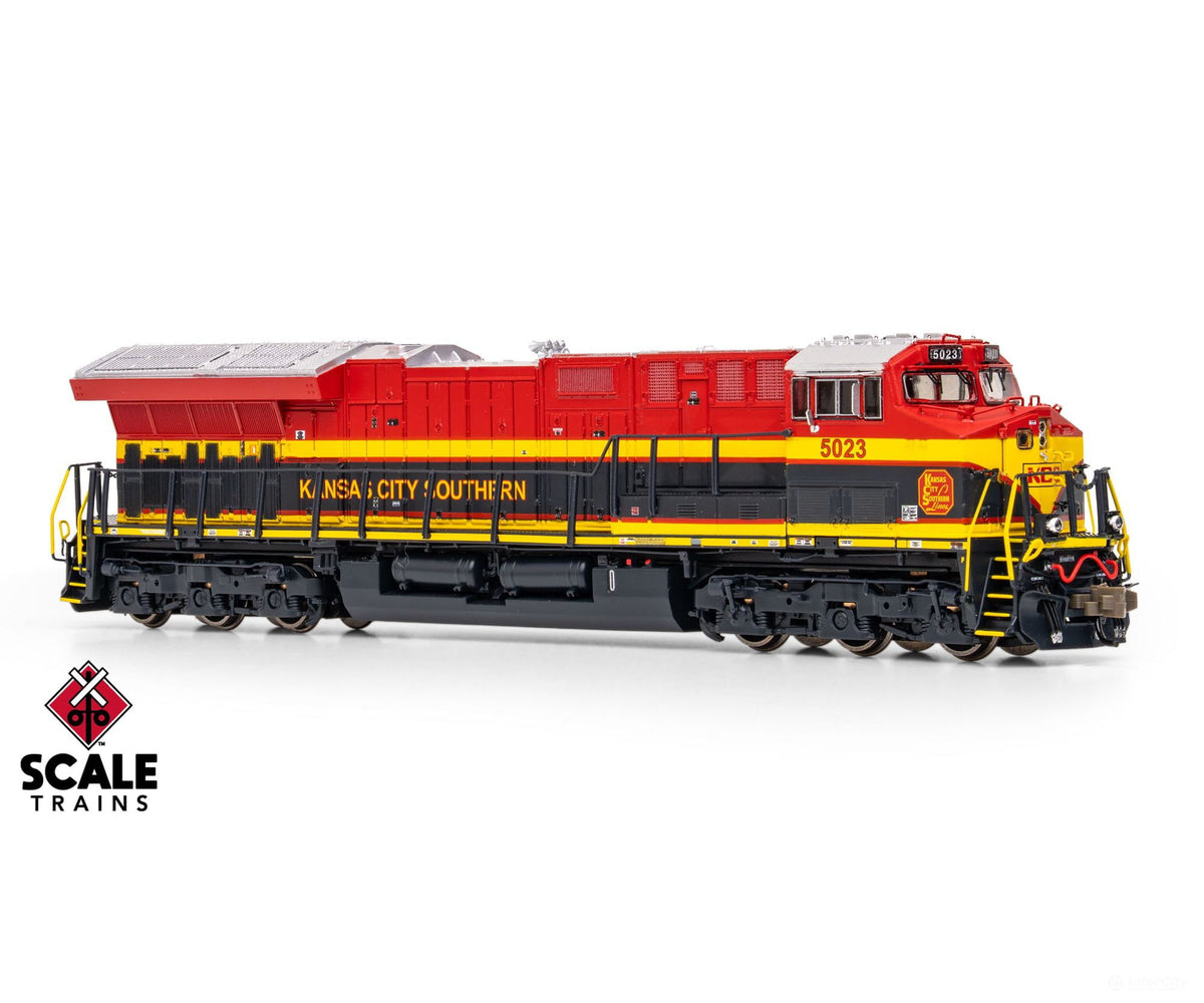 ScaleTrains SXT42529 Rivet Counter N Scale GE ET44AC Kansas City Southern/Belle 5020 DC/DCC Ready - Locomotives