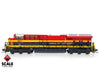ScaleTrains SXT42531 Rivet Counter N Scale GE ET44AC Kansas City Southern/Belle 5023 DC/DCC Ready - Locomotives