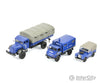 Schuco 452656000 Ho 3Pc-Set Thw W. Land Rover 88 Unimog 404 Mb Lg 315 1/87 (Mhi Exclusive Edition)