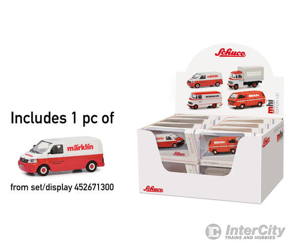 Schuco 452671300 Ho Marklin Mhi Display - 1 Pc Vw T5 Van ’Marklin’ Cars & Trucks