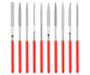 SEL Tools 140mm Hobby Diamond Needle File Set - 10 Files Tools