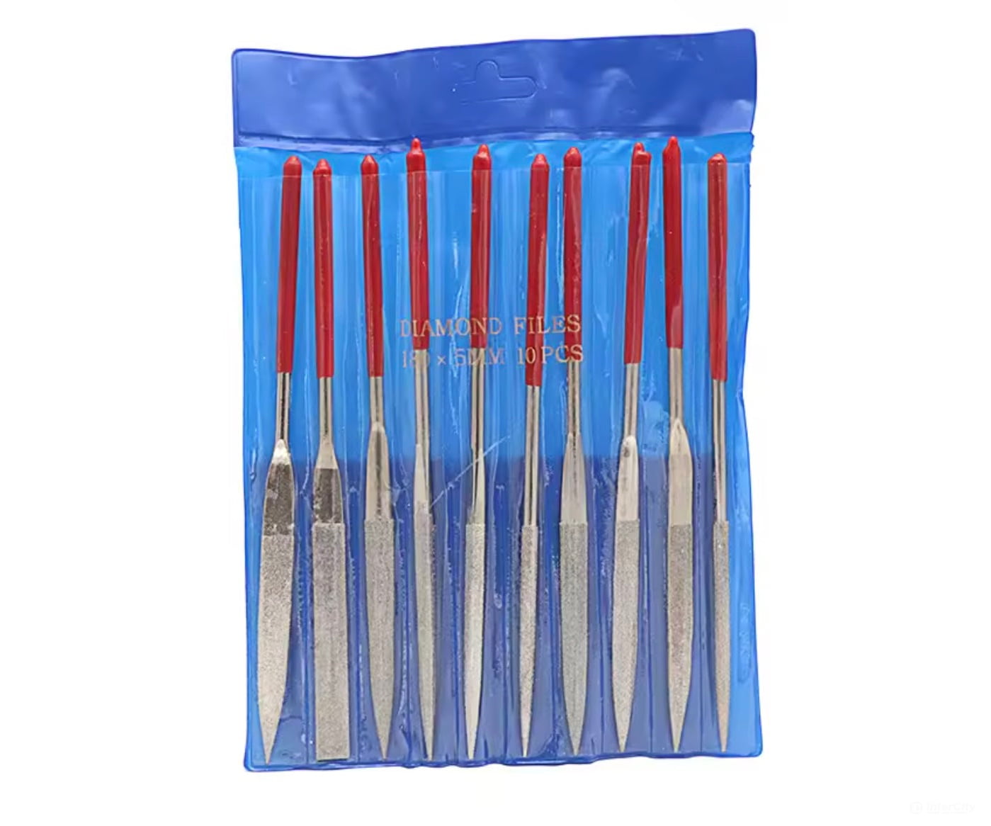 SEL Tools 180mm Large Hobby Diamond Needle File Set - 10 Files Tools
