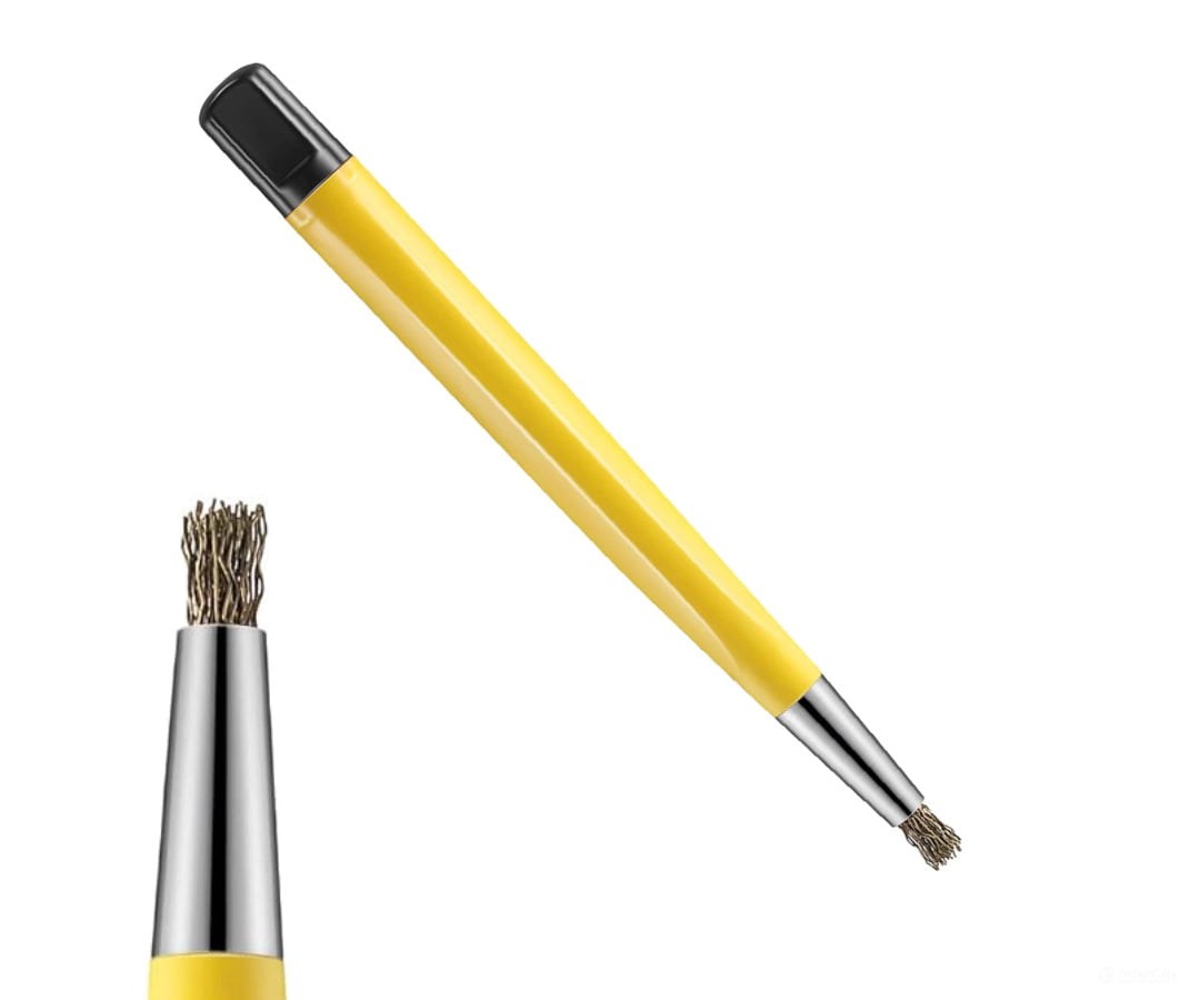 SEL Tools 44 Brass Bristle Pen Scratch Brush - 1pc - Assorted Colors - Tools