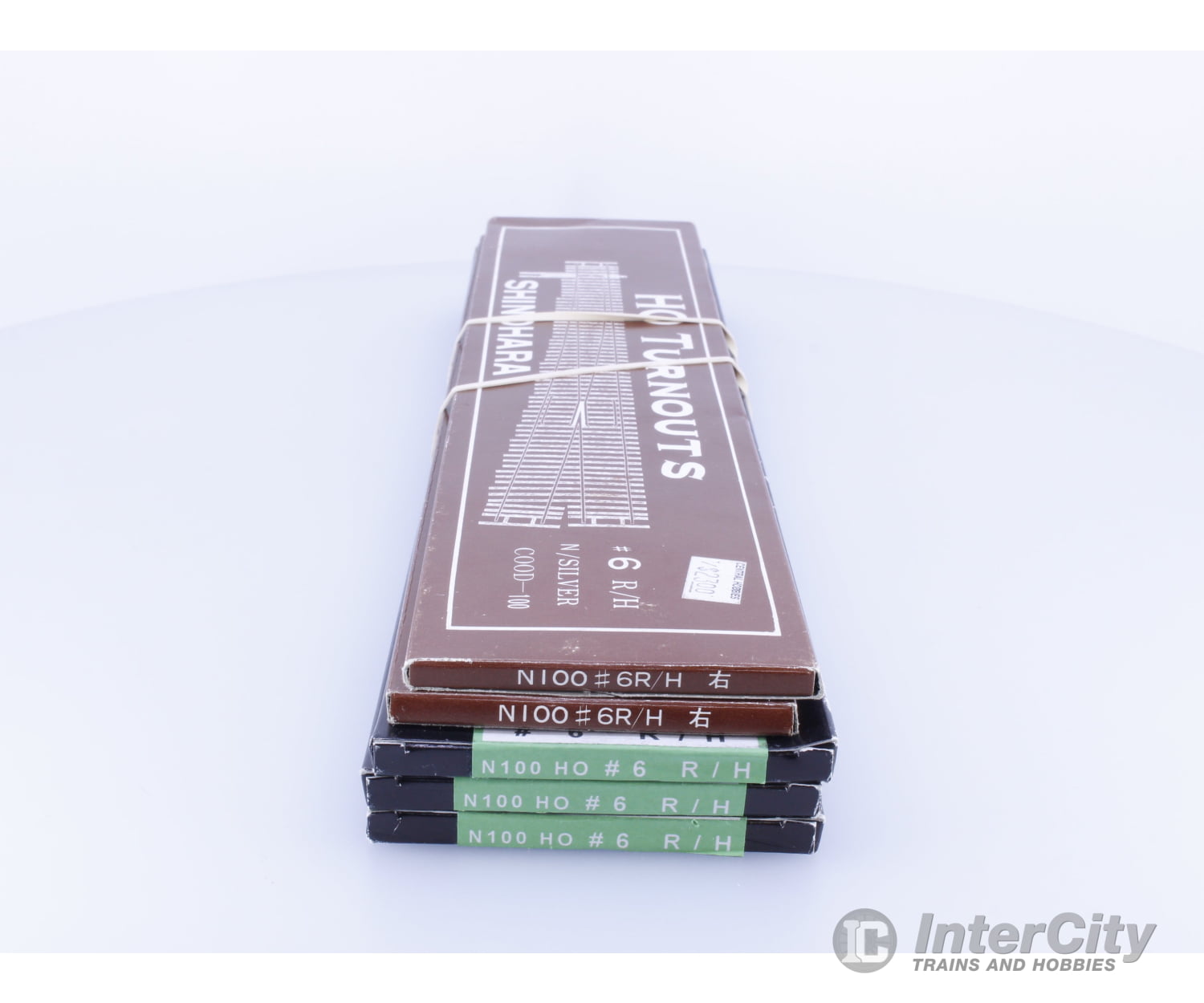 Shinohara 10018 HO #6 Code 100 Right Turnout Bundle of 5 Track & Turnouts