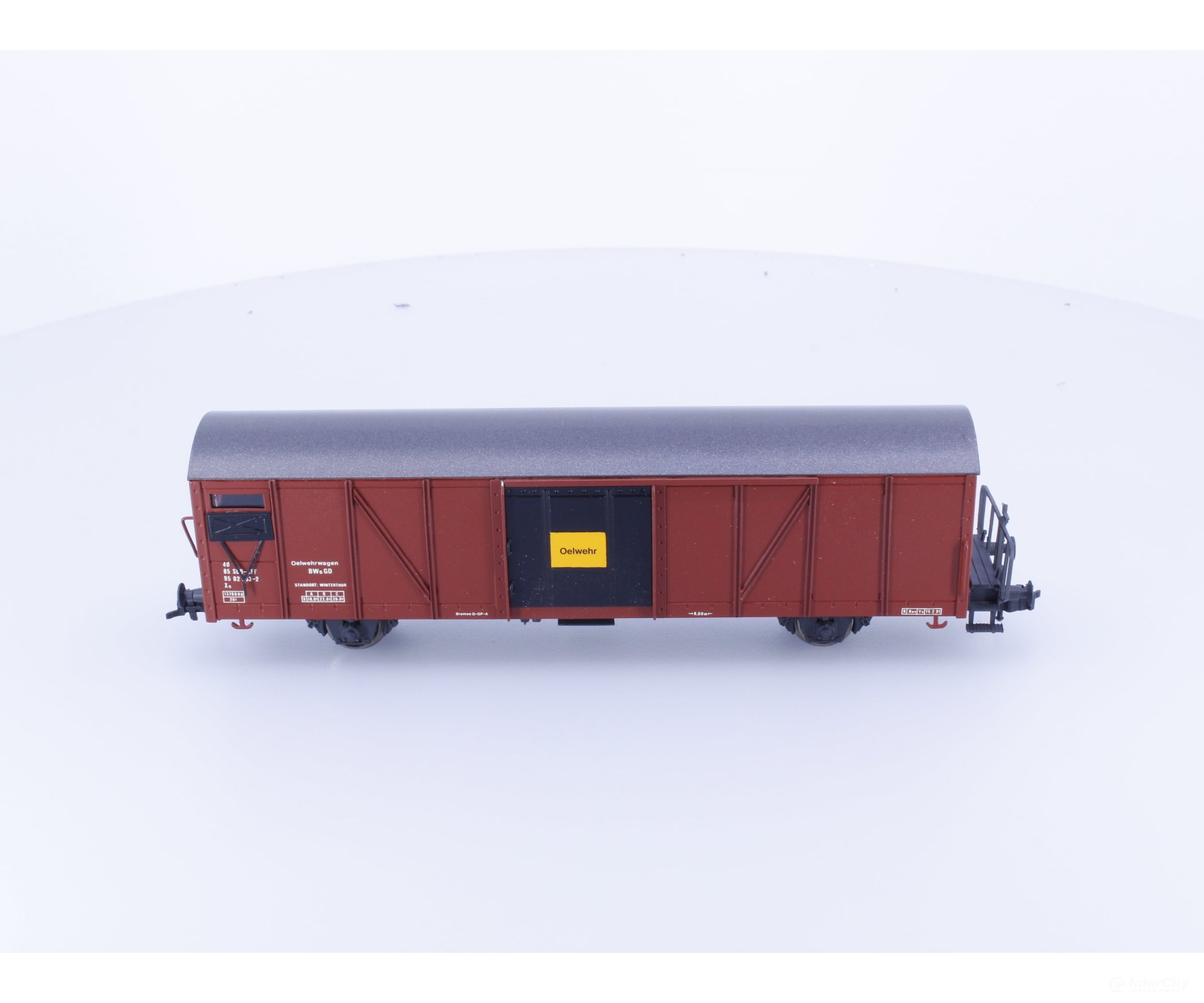 Sigg Modell 6001 HO SBB-CFF-FFS Fire and Rescue Tankloschwagen Wagon de Sauvetage Oelwehrwagen 305-5 - European Freight