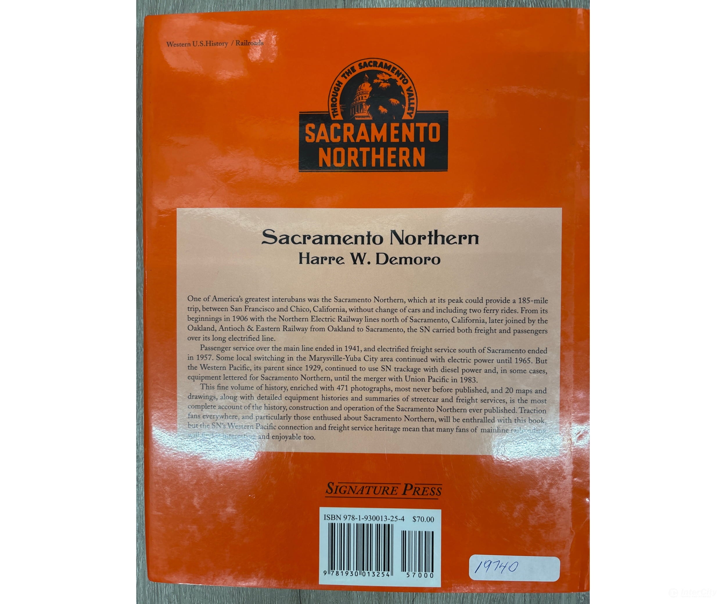 Signature Press 930013-25-4 Sacramento Northern by Harre W. Demoro Books